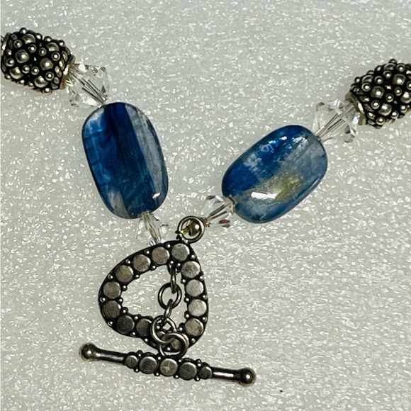 Labradorite 20” Necklace & Earrings…Stunning! 
11 Stones, Sterling & Crystal mix - Picture 5 of 9